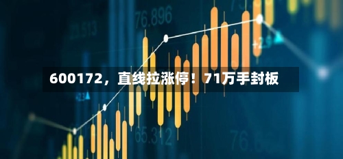 600172,直线拉涨停!71万手封板