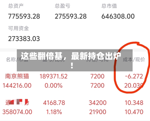 这些翻倍基,最新持仓出炉!