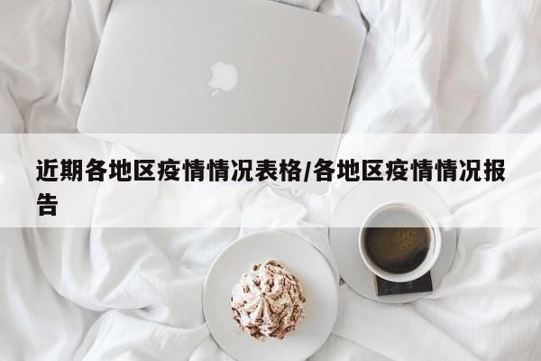 近期各地区疫情情况表格/各地区疫情情况报告